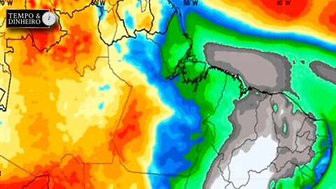 Chuvas em boa parte do País e temperaturas baixas no Sul. La Niña presente