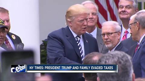 New York Times report: Trump, family evaded taxes