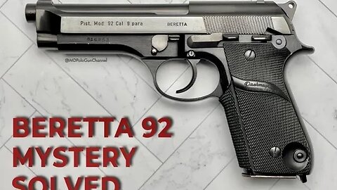 Beretta 92 a Two Year Mystery Solved