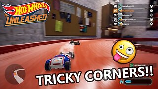 TRICKY CORNERS!! HOT WHEELS UNLEASHED PC Game Pass Let's Play Gameplay - Multiplayer Race