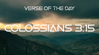 November 23, 2022 - Colossians 3:15 // Verse of the Day