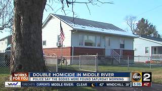 Police ID man and woman found dead in Middle River home