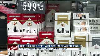 15 arrested in stolen cigarette operation