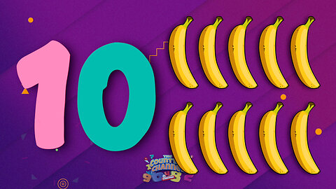 🍌 Banana Bonanza: Counting Bananas IN FRENCH | Join the Tropical Counting Journey for Kids! 🔢