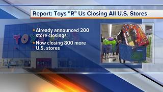 Toys 'R' Us considering closing all of its stores, report says