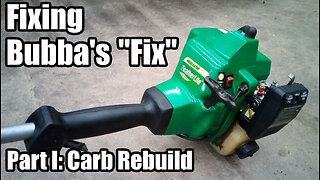 Weed Eater Featherlite Carburetor Rebuild #diy