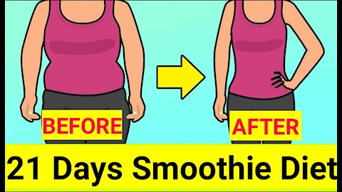 Smoothie diet to help you lose 15 kilos in 21 days