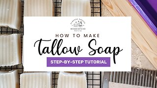 How to make HOMEMADE soap bars for BEGINNERS!