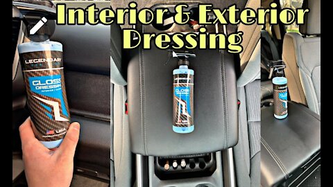 How to dress your vehicle interior & exterior for gloss