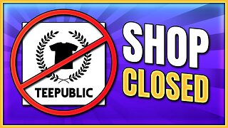 TeePublic SUSPENDING Shops for NO REASON!