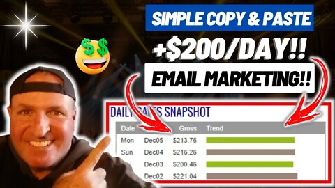 Get Paid $200+ Per Day Using Simple Copy & Paste EMAIL MARKETING! (Make Money Online 2022) #shorts