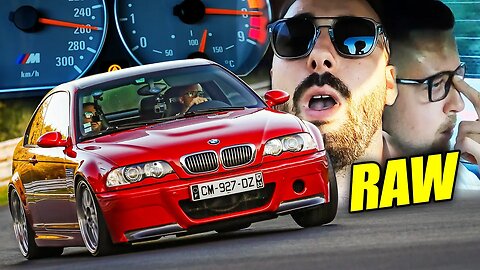 RAW!🤤RUSHING MANUAL BMW E46 M3 CSL // Nürburgring