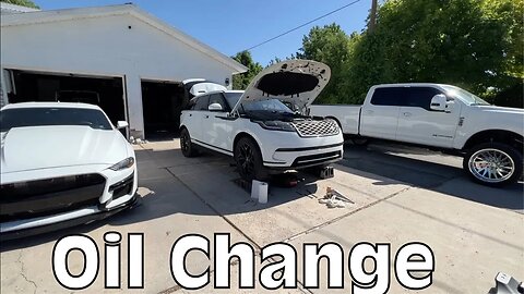 How to Change Oil / Range Rover Velar