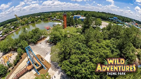 [POV] Wild Adventures Geronimo SkyCoaster 180ft Drop