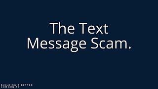 THE 2 Text Message Code Scam