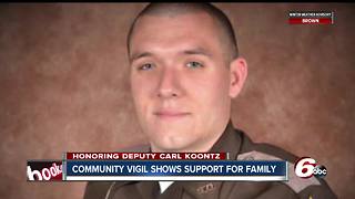 Community vigil marks two years since Howard County Deputy Carl Koontz was killed in the line fo duty