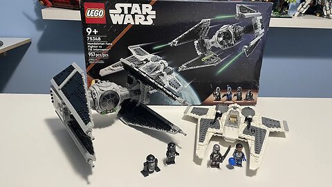 Best Set of 2023... LEGO Star Wars Mandalorian Fang Fighter vs Tie Interceptor Review Set 75348