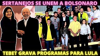 Lula lidera no IPEC - Sertanejos apoiam Bolsonaro - Tebet grava videos para Lula