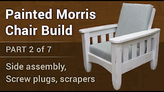 Woodworking - Painted Morris Chair Build (Part 2 of 7)