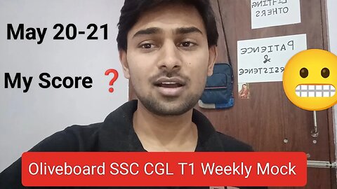 My Marks ? Oliveboard SSC CGL 2023 Live Mock Test May 2 Tough English #oliveboard #ssccgl2023 #mews