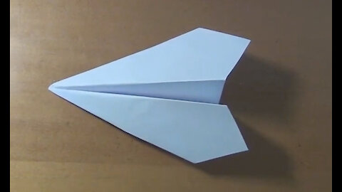 How to fold a paper glider