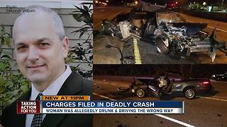 Widow of man killed in wrong-way crash says she forgives the woman troopers arrested