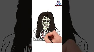 Draw The Exorcist Believer #drawing #drawingtutorial #easydraw