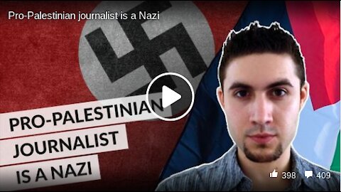 (mirror) Joseph Cohen smears Brandon Martinez as "Pro-Palestinian"