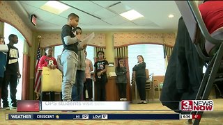 Masters Elementary students visit seniors for Black History Month program