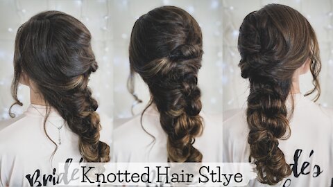 Low Knotted Hair Style Tutorial