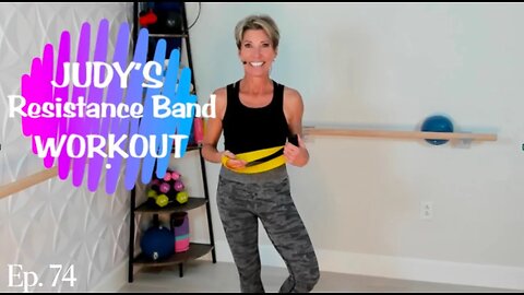 JUDY'S Resistance Band WORKOUT | Get Fit With Judy At Home