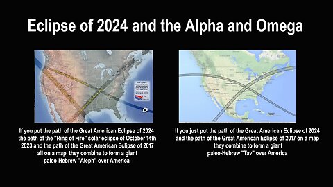 Eclipse of 2024 and the Alpha and Omega