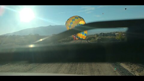 Albuquerque Balloon Fiesta 2021 Polar Dawn Chase Crew Day 4 - Perfect Landing on a Windy Day!
