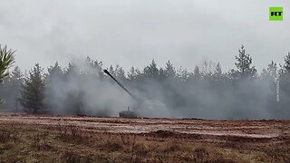 Russia’s Self-Propelled Howitzers In Action‘Msta-S’