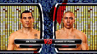 UFC Undisputed 3 Gameplay Georges St-Pierre vs Jon Fitch (Pride)