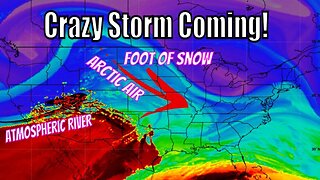 Atmospheric River Brings Major Snow & Big Problems!! - The WeatherMan Plus