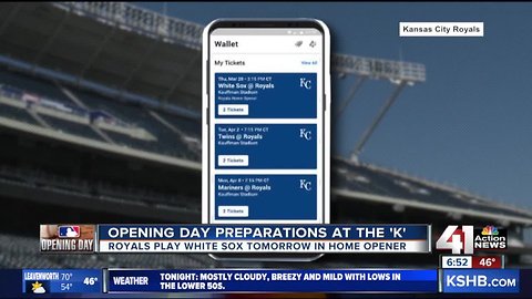 Royals go paperless: Fans will need the 'MLB Ballpark' app to access tickets and more