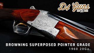 1960 Browning Superposed Pointer Grade 3: The ULTIMATE Vintage 20 Gauge Shotgun