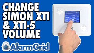 Changing the Volume on an Interlogix Simon XTi & XTi-5