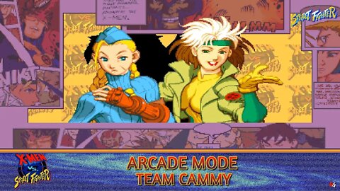 X-Men vs Street Fighter: Arcade Mode - Team Cammy