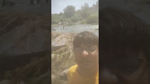 Beautiful river flow and small children playing,#shorts,#riverflow,#childrenplay,#tourvlog