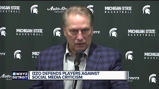 Tom Izzo defends players against social media criticism