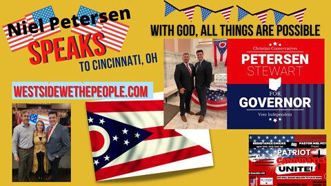 Westsidewethepeople Presents Niel Petersen Independent for Governor of Ohio