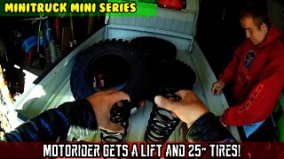 Mini-Truck (SE04 E10) Motorider2018's Suzuki Carry 2” lift and 25” tires on off road test drive