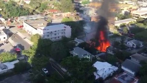 Large apartment fire in West Palm