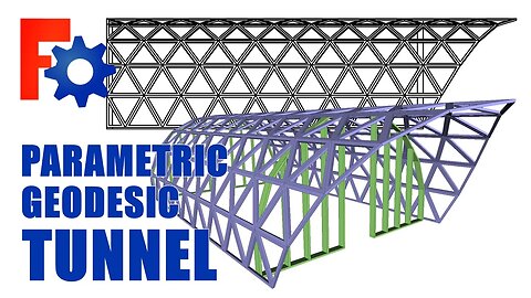 FreeCAD: Parametric Geodesic Tunnel