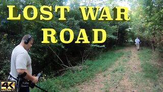Metal detecting LOST ROAD Civil War relics in 4K | 2019