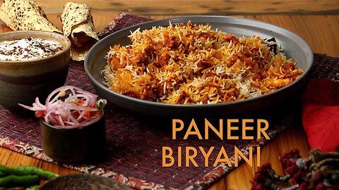 Spicy Red Paneer Biryani