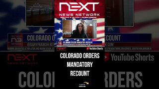 Colorado Orders Mandatory Recount #shorts