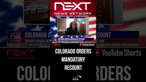 Colorado Orders Mandatory Recount #shorts